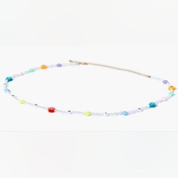 NWT Forever 21 Beaded Barbie Belly Chain (S/M) - Picture 1 of 5